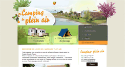 Desktop Screenshot of camping-du-plein-air.com